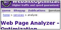 Webpage Analyzer 